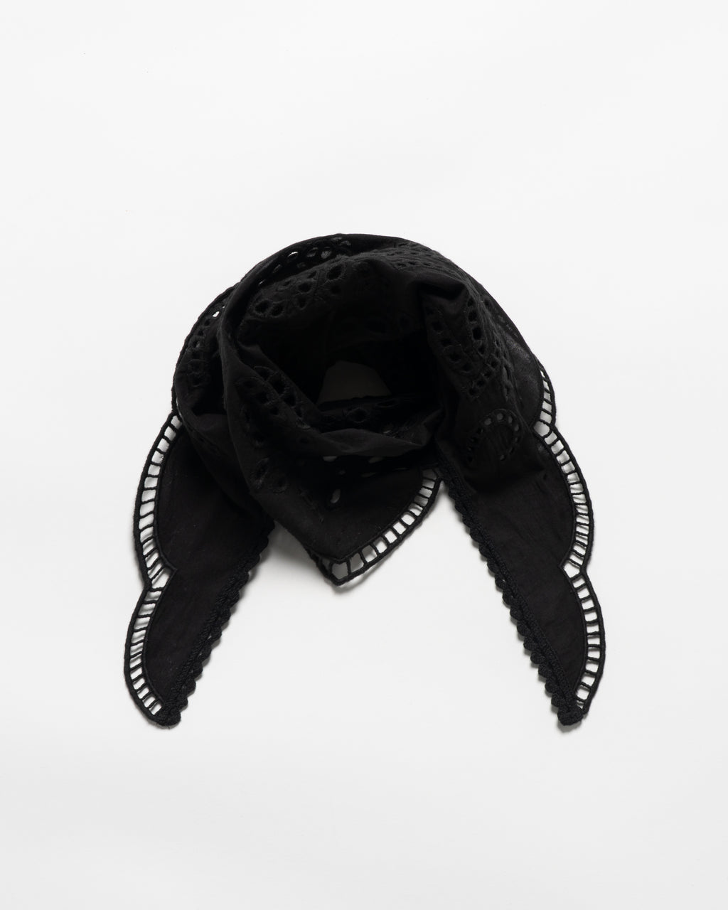 Lace triangle scarf