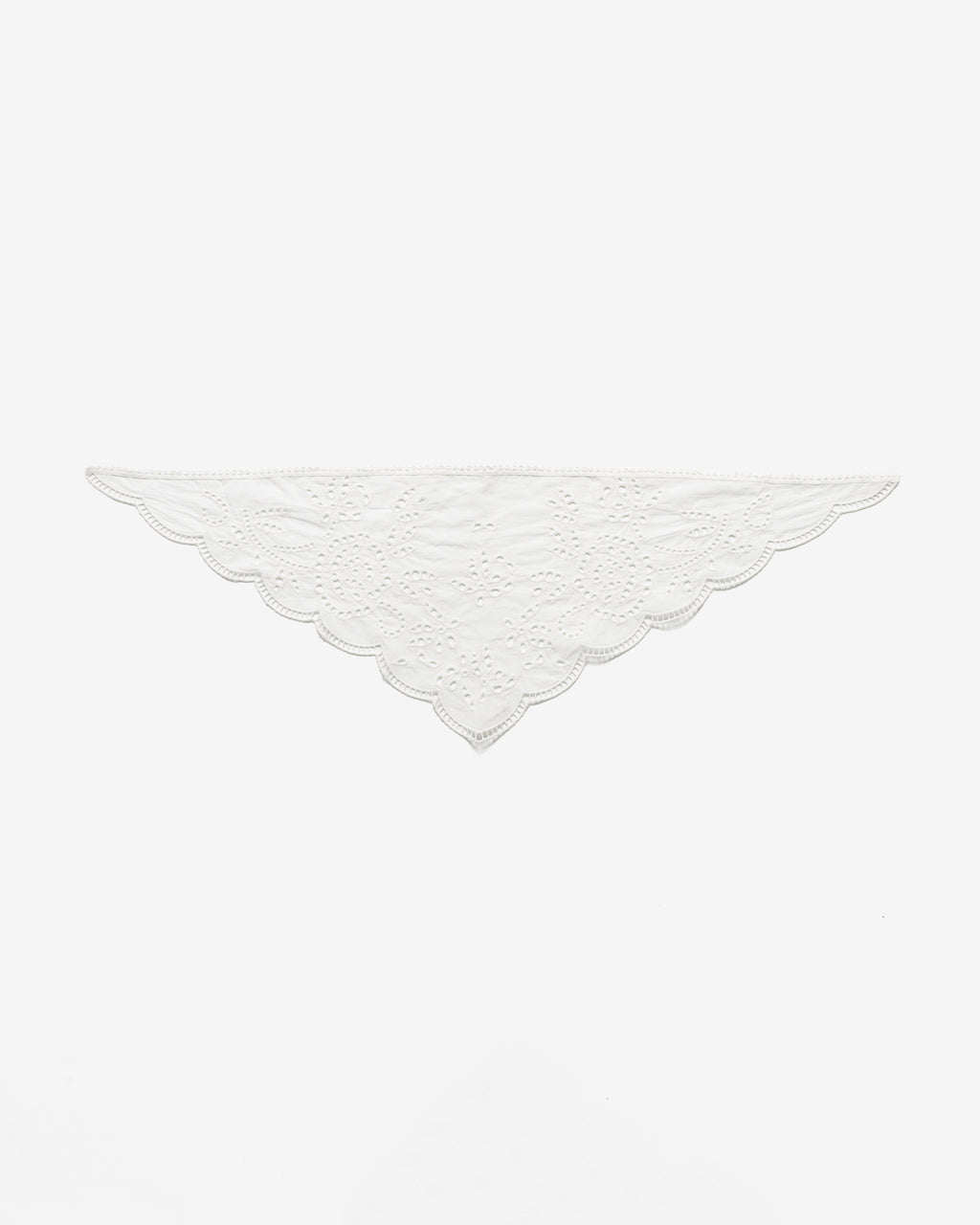 Lace triangle scarf