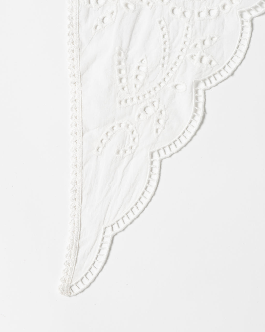 Lace triangle scarf