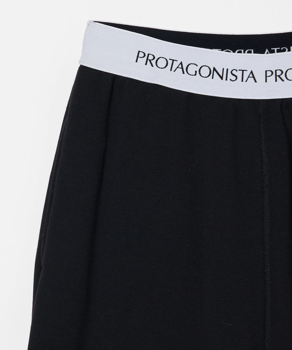 Waist logo sweat pants