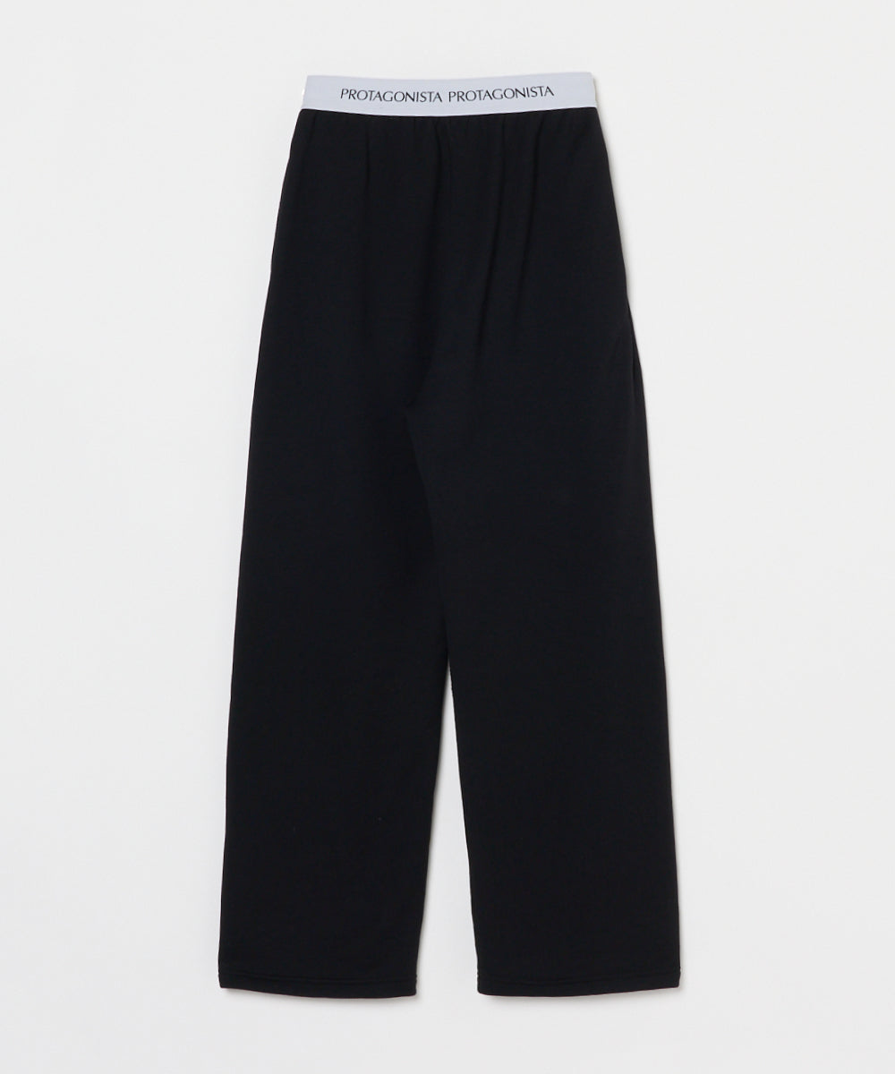 Waist logo sweat pants