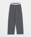 Waist logo sweat pants