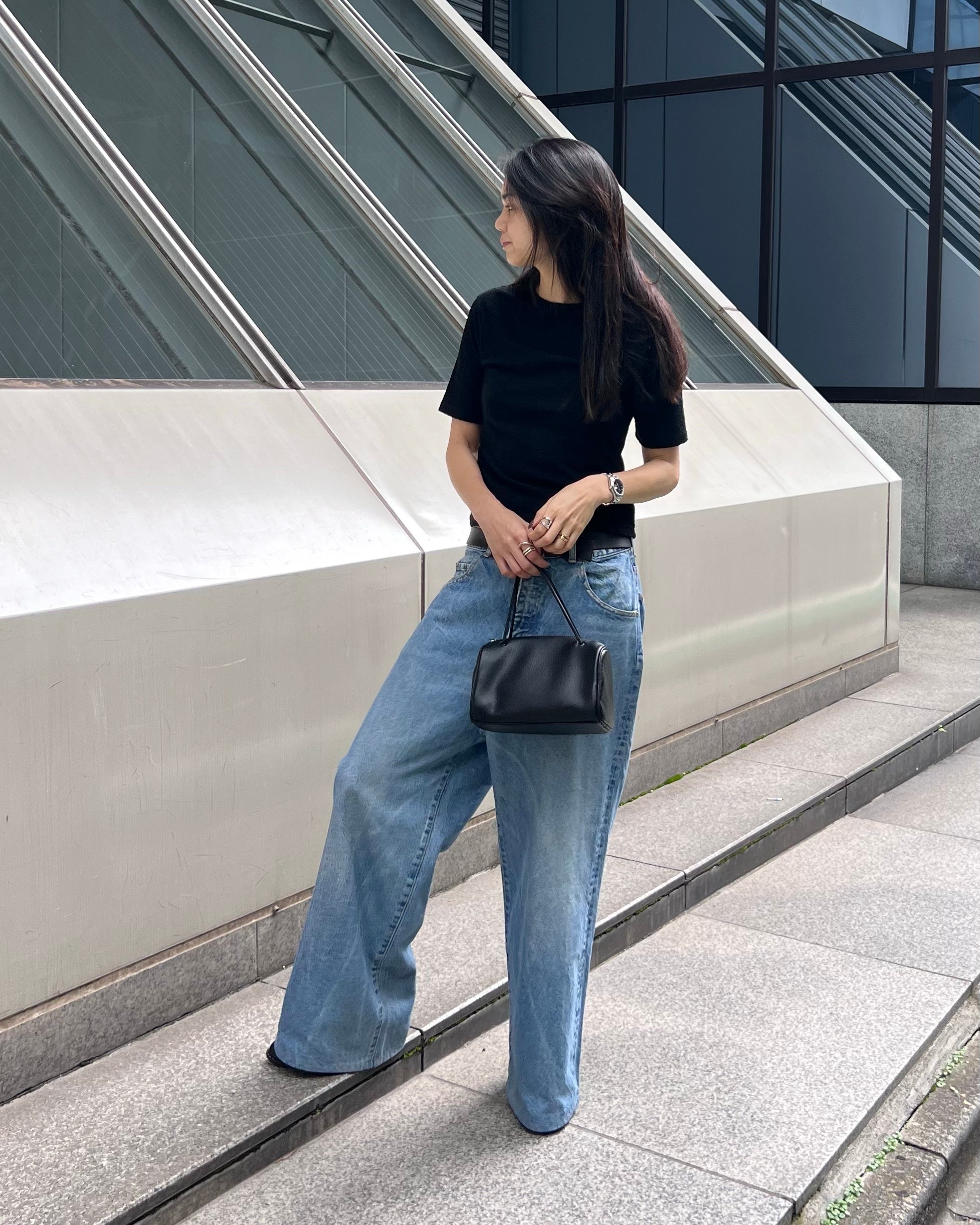 Embroidered Pile T-Shirt