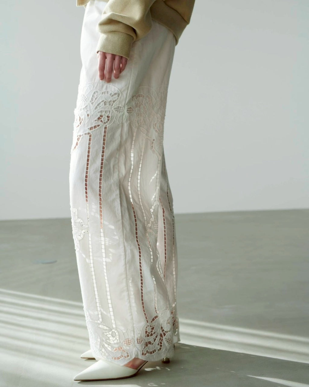 Lace pants