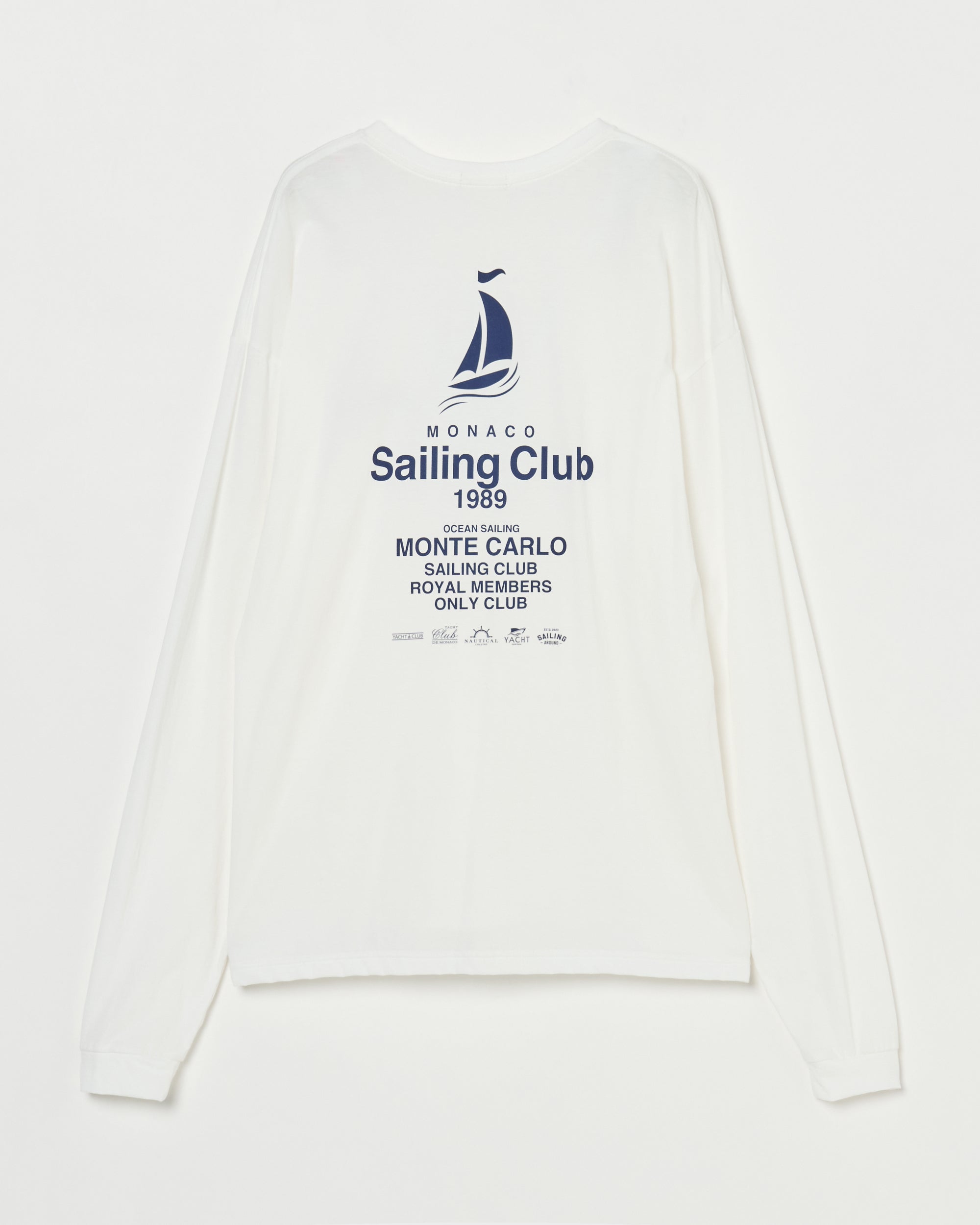 "Sailing Club" long sleeve tee