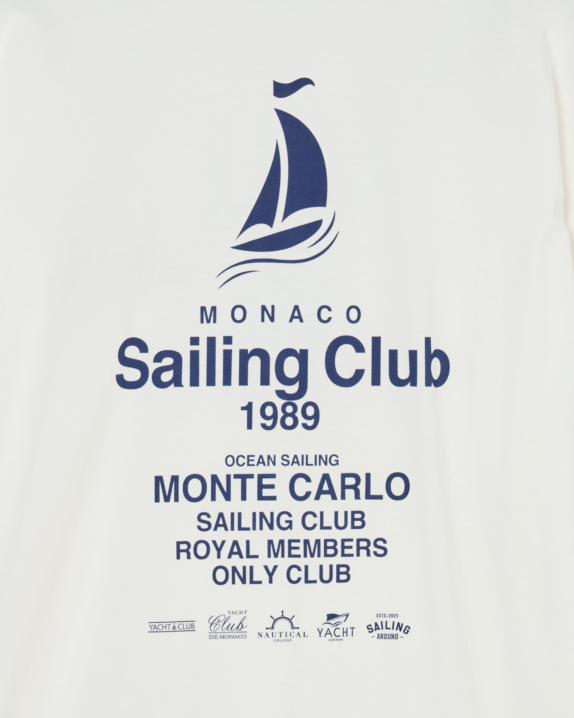 "Sailing Club" long sleeve tee