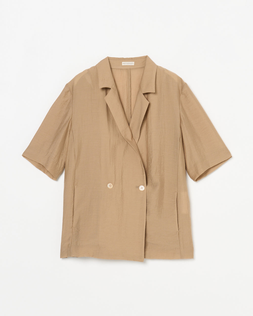 Sheer half sleeve jacket