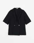 Sheer half sleeve jacket