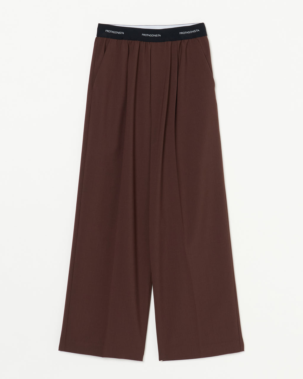 Waist logo slacks pants