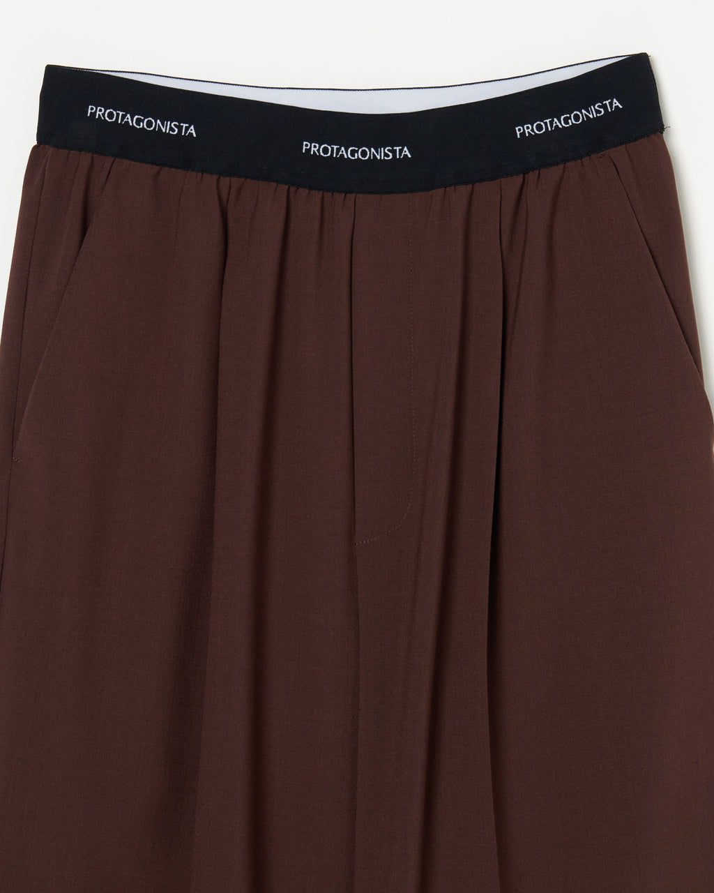 Waist logo slacks pants