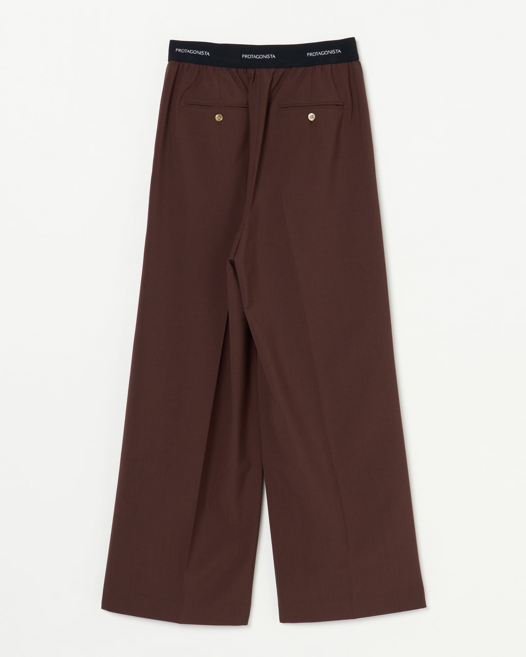 Waist logo slacks pants